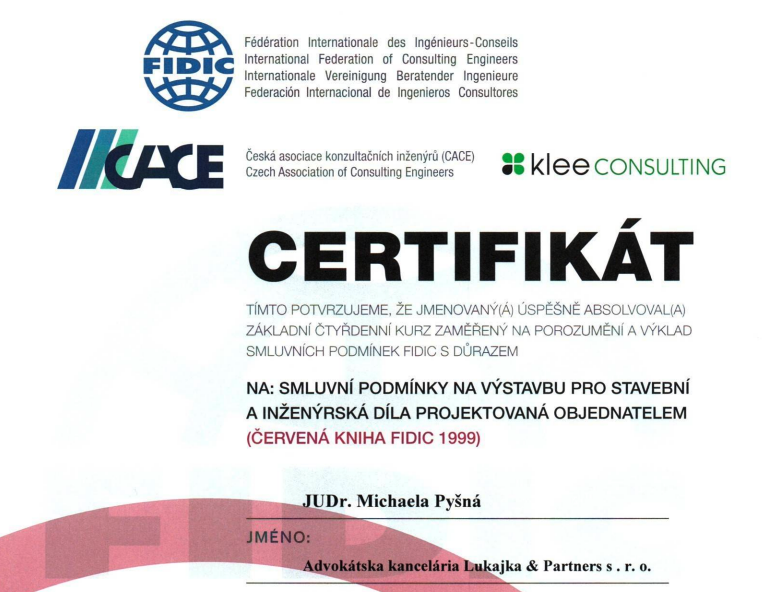 Verejné obstarávanie & FIDIC